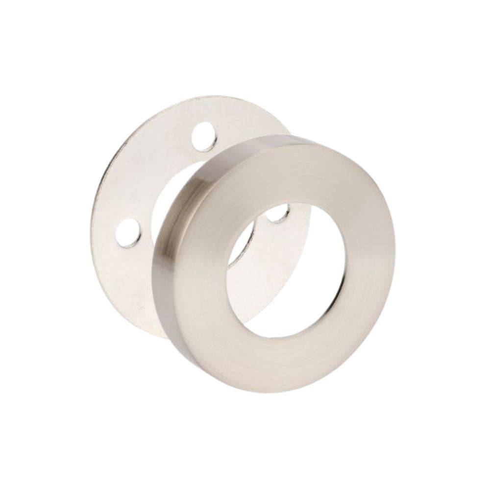 65mm Adapter Passage Converter for Futura, Jura Elite, and Apollo door hardware in a brushed metal finish, ideal for door knobs and handles.