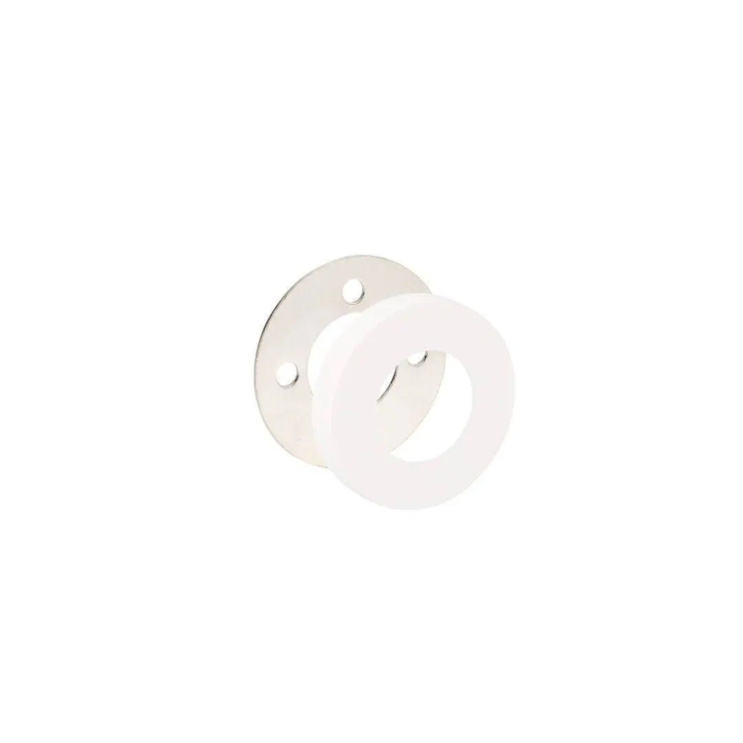 65mm Adapter Passage Converter for Futura, Jura Elite, and Apollo hardware. Features a white circular design with a metal backing plate.