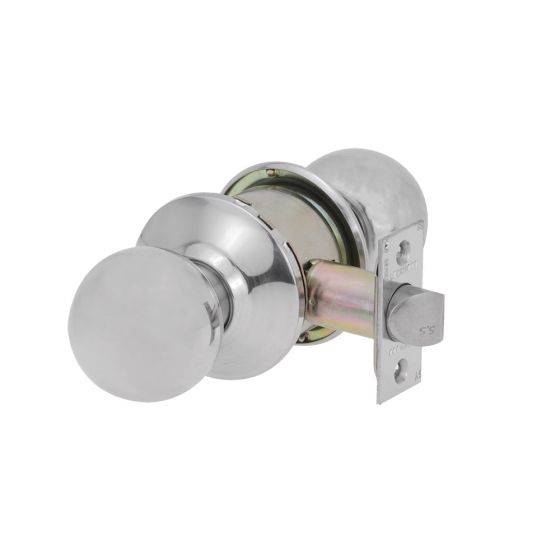 SYMMETRY PASSAGE SET IMPERIAL TP residential knobset in polished chrome finish, ideal for door hardware in residential applications.