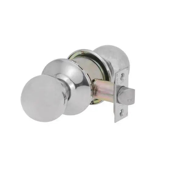 SYMMETRY PASSAGE SET IMPERIAL TP residential knobset in polished chrome finish, ideal for door hardware in residential applications.