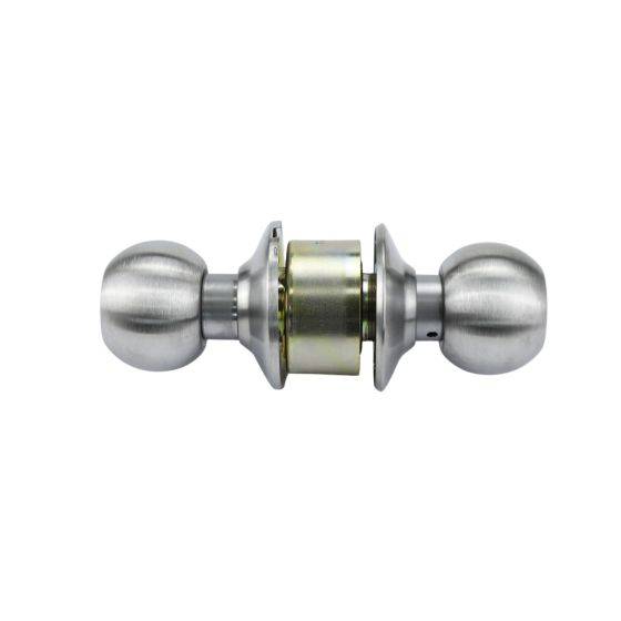 SYMMETRY PRIVACY SET IMPERIAL TP residential knobset in a brushed metallic finish, ideal for door hardware and privacy applications.