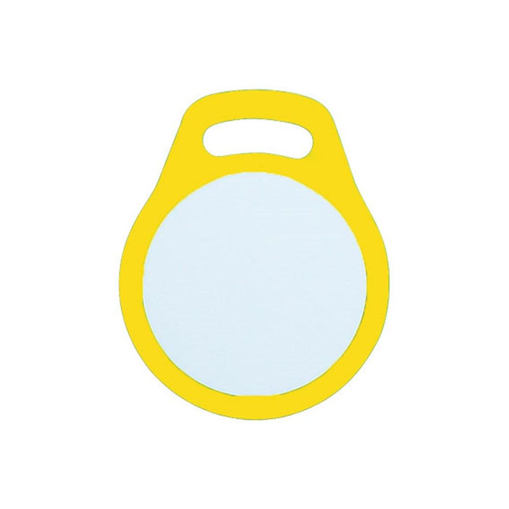 Neptune Aqua Keyfob - MIFARE 1K S50 in yellow with waterproof ABS casing. Ideal for secure access control and programmable entry systems.
