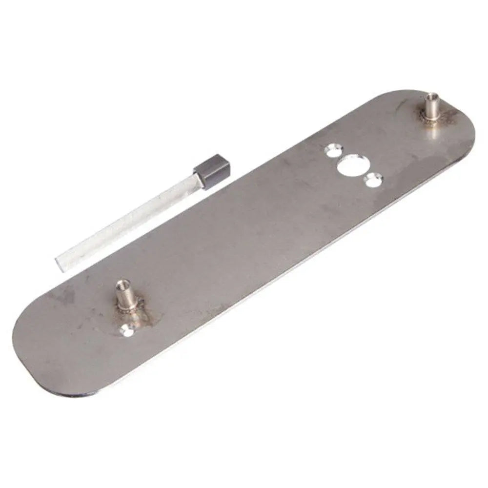 BORG Digital Kit 3572 adaptor plate with stainless steel finish and mounting screws for Lockwood 2000 & 4000 Series locks. Ideal for keypad conversion.