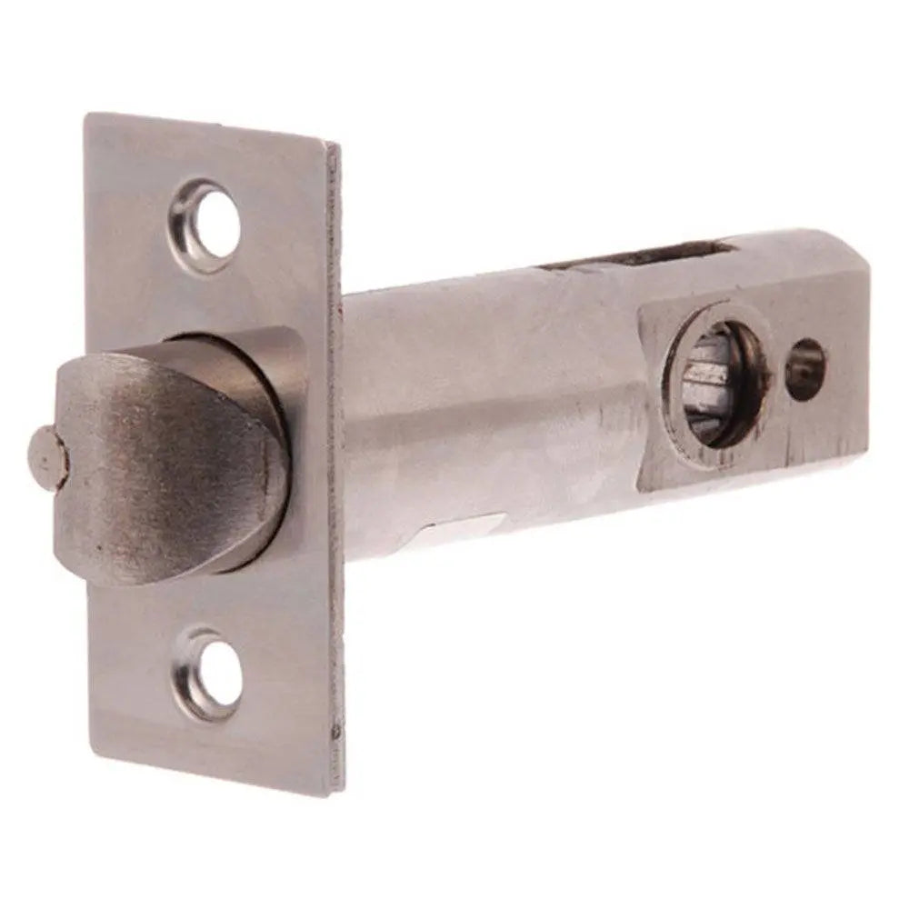 BORG Digital 60mm Latch in satin chrome finish, compatible with BL5000 Series. Heavy-duty tubular latch for secure mechanical locking systems.