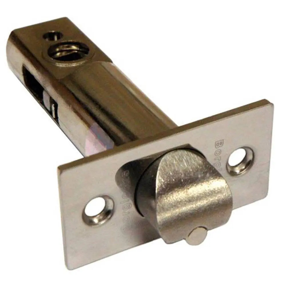 BORG Digital Lock Latch - 70mm Latch in satin chrome finish, compatible with BL5000 series keypads. Ideal for secure mechanical locking systems.