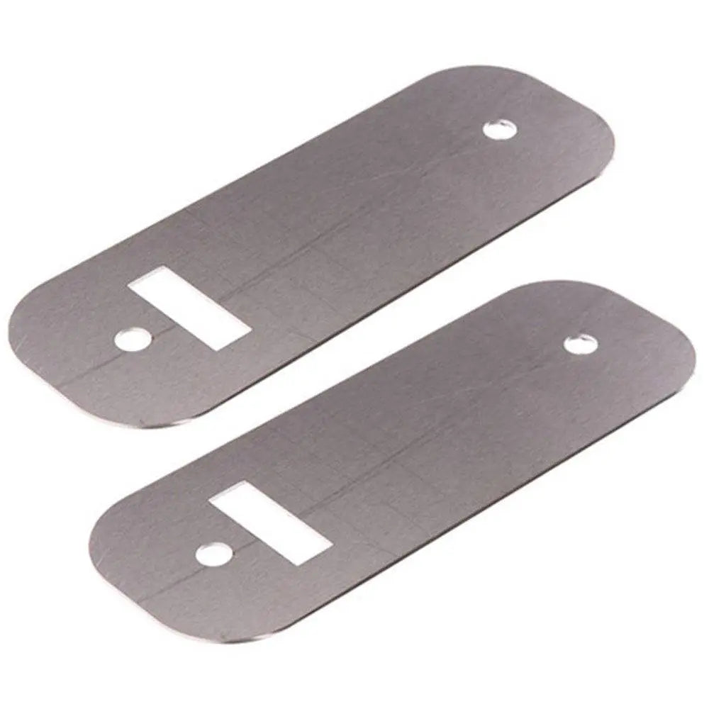 Borg Digital Scar Plate for 2000/4000 Series - Pkt of 2 stainless steel plates with pre-cut holes for lock fitting. Ideal for Borg BL2000 locks.