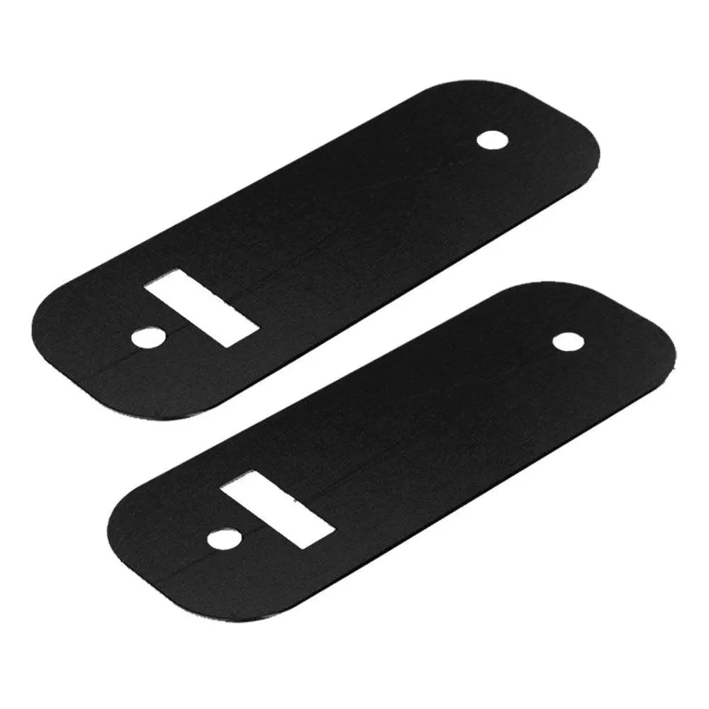 Borg Digital Scar Plate - 2000 & 4000 Series in matt black finish, pack of 2. Designed for BL2000 series locks, ideal for hardware installations.