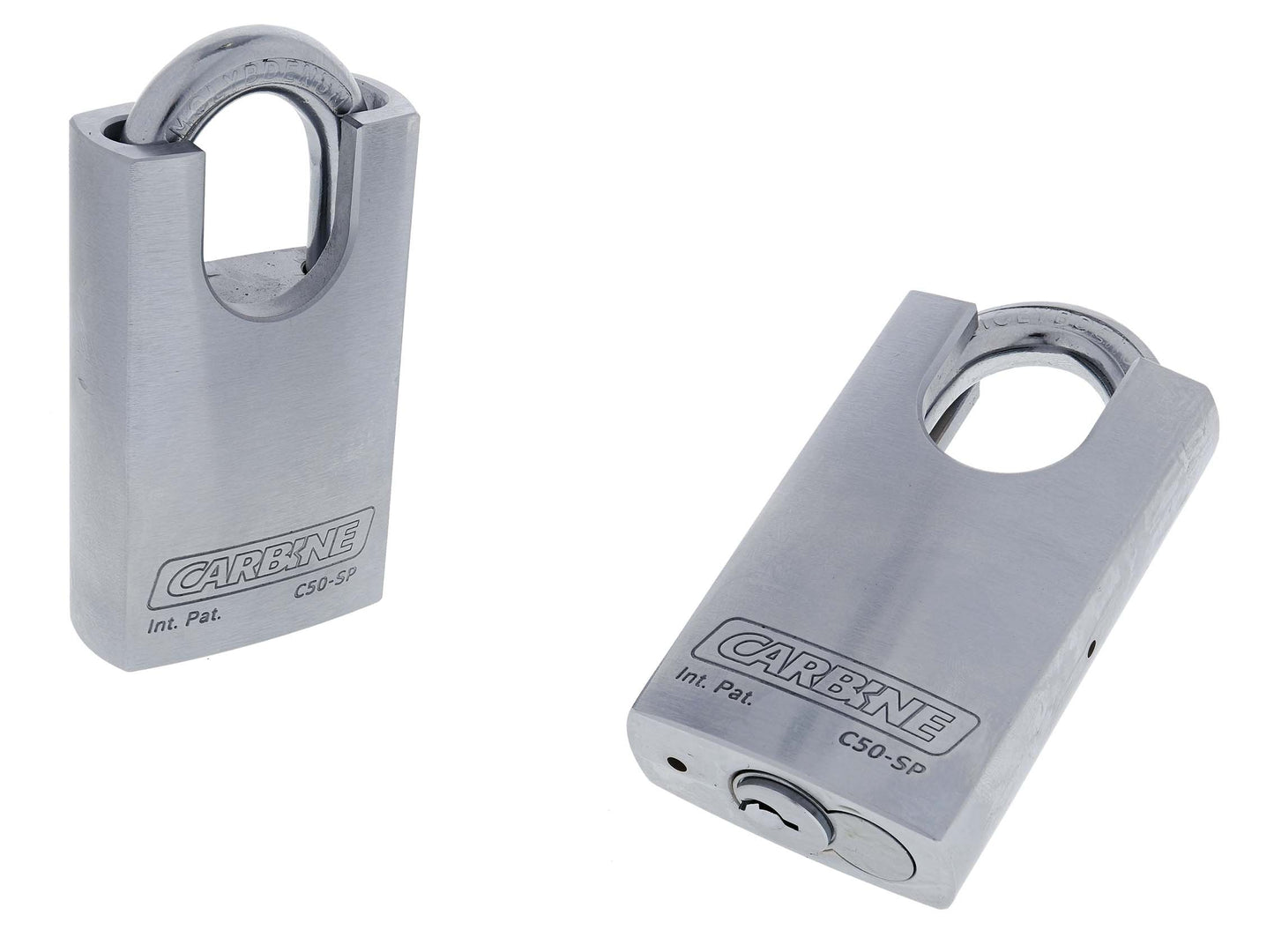 Carbine C50 Steel Protected Padlock, 9.5MM X 30MM MOLY SHACKLE, Keyed to Differ , Boxed Single