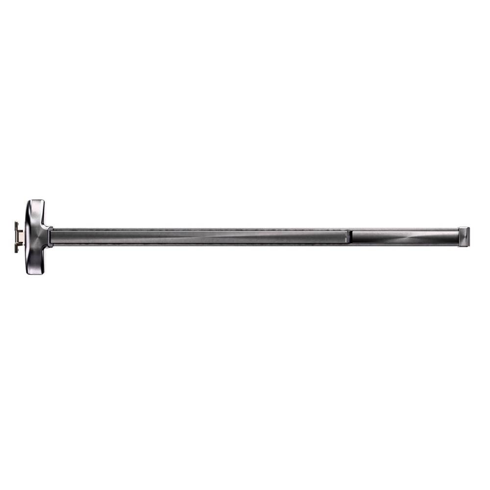 Carbine Panic Exit Device CPE-R-F-4 Single Door Bar in stainless steel with single-point locking for 1220mm doors, no dogging feature included.