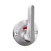 Carbine Crisi CRF136-DT, Round rose indicating disability lever Internal through fixing, Stainless Steel - Harry's Door Hardware