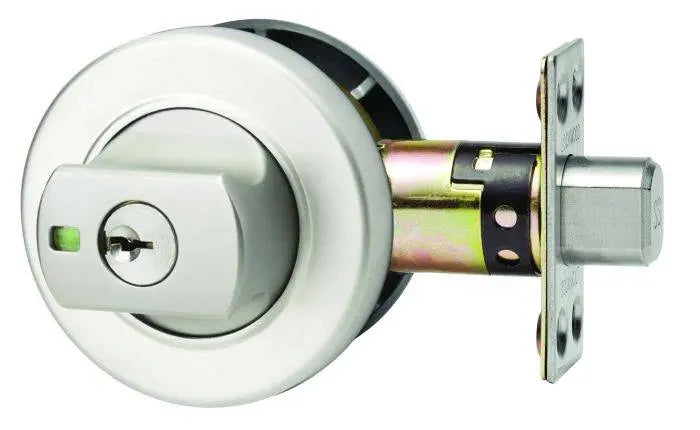PARADIGM DEADBOLT ROUND ROSE UNIVERSAL PACK featuring a sleek round rose design with a durable locking mechanism, ideal for secure door hardware.