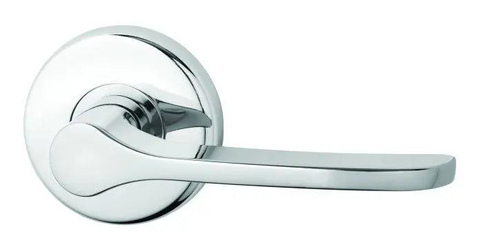 VELOCITY PASSAGE SET & 34 LEVER TP polished chrome residential leverset with sleek modern design for door hardware applications.