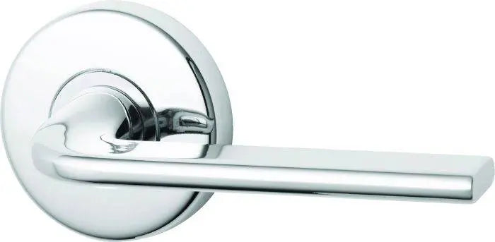 VELOCITY DUMMY HALF SET & L4 LEVER TP residential leverset in polished chrome finish, ideal for modern door hardware applications.