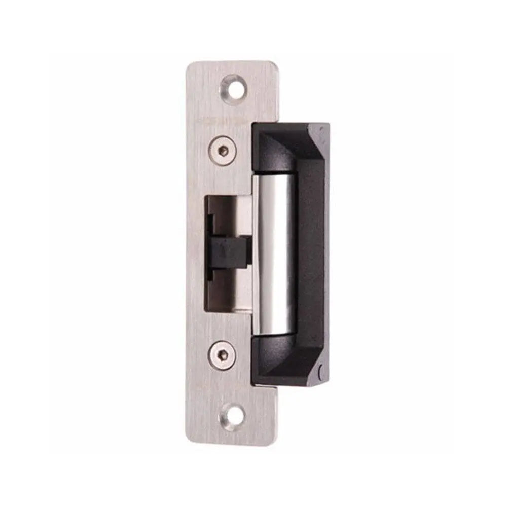 FSH FES10M Electric Strike - Fire Rated Door Latch with stainless steel faceplate and monitored latch. Suitable for 2-hour fire-rated access control systems.
