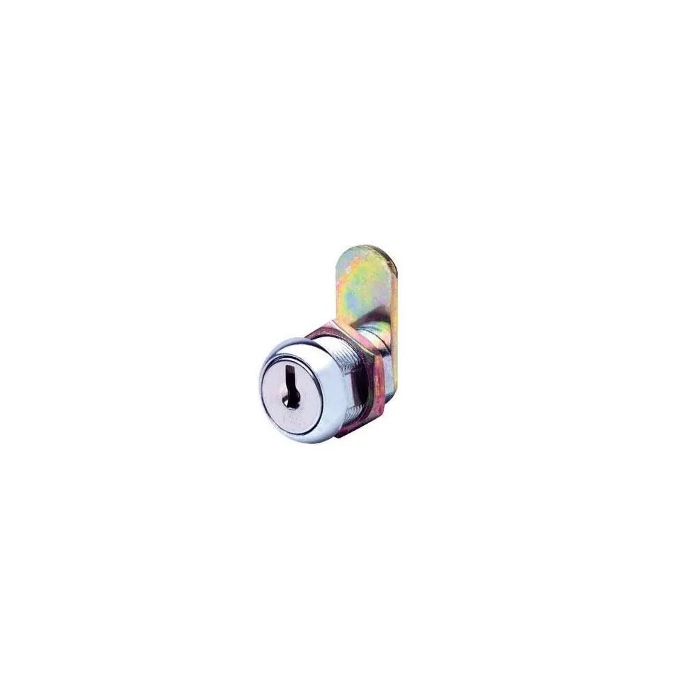 LETTERBOX LOCK KIT 16MM AND CAM - HARRY'S DOOR HARDWARE, chrome finish lock with cam lever for secure mailboxes. Durable and easy to install.