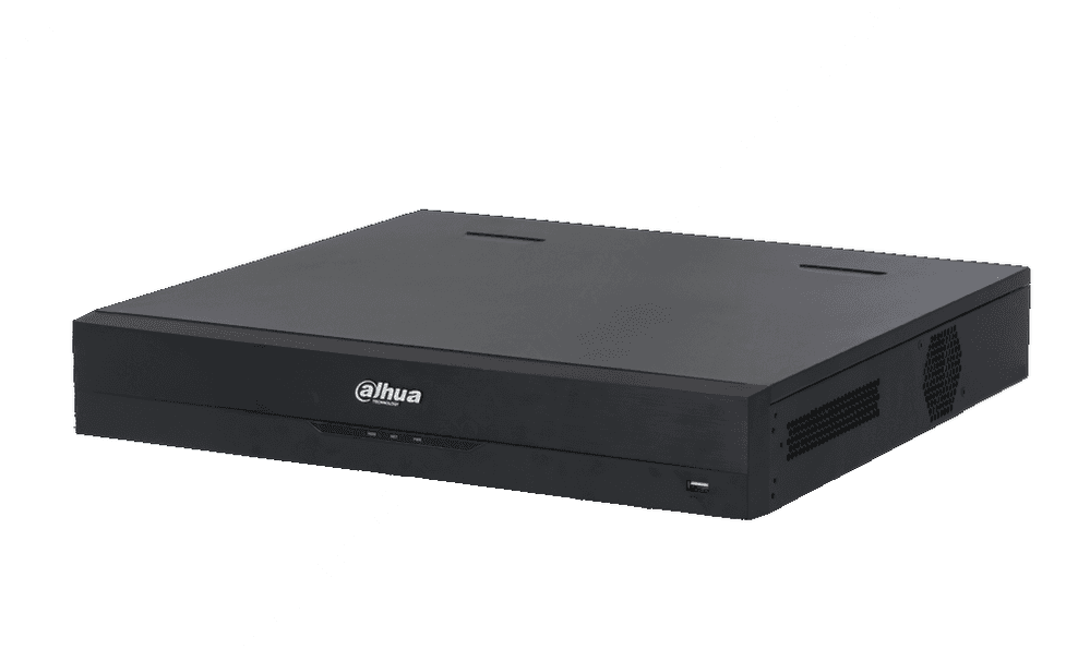 32 Channel NVR - Advanced Network Video Recorder with AI features, RAID support, and 8 HDD bays in a 2U rackmount design for CCTV systems.