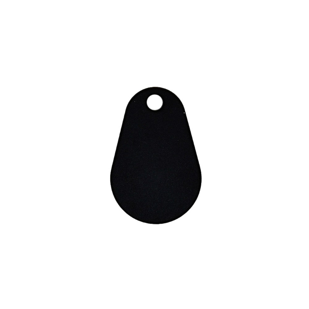 Black Neptune MIFARE 1k S50 Fob - Overmoulded Pear for access control, waterproof and dustproof ABS key fob for secure electronic card readers.