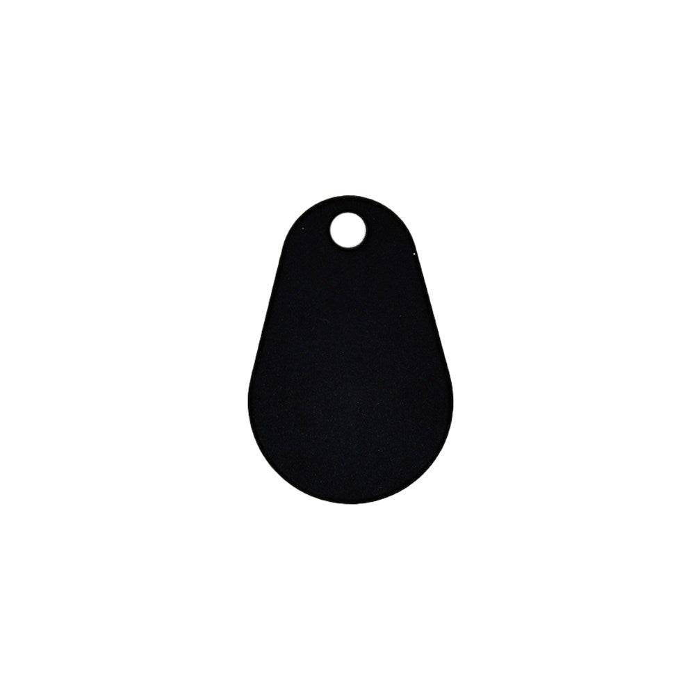 Black Neptune MIFARE 1k S50 Fob - Overmoulded Pear for access control, waterproof and dustproof ABS key fob for secure electronic card readers.