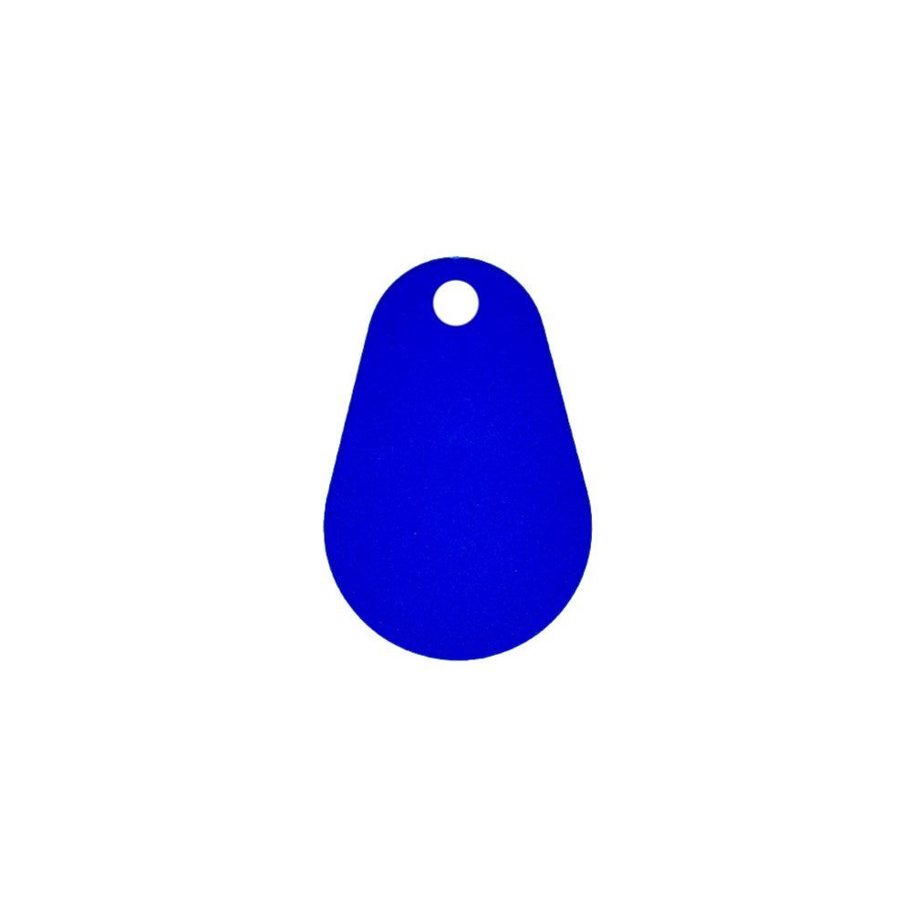 Blue Neptune Overmoulded Pear Fob MIFARE Classic 1k S50, durable RFID key fob for access control systems, ideal for electronic card readers.