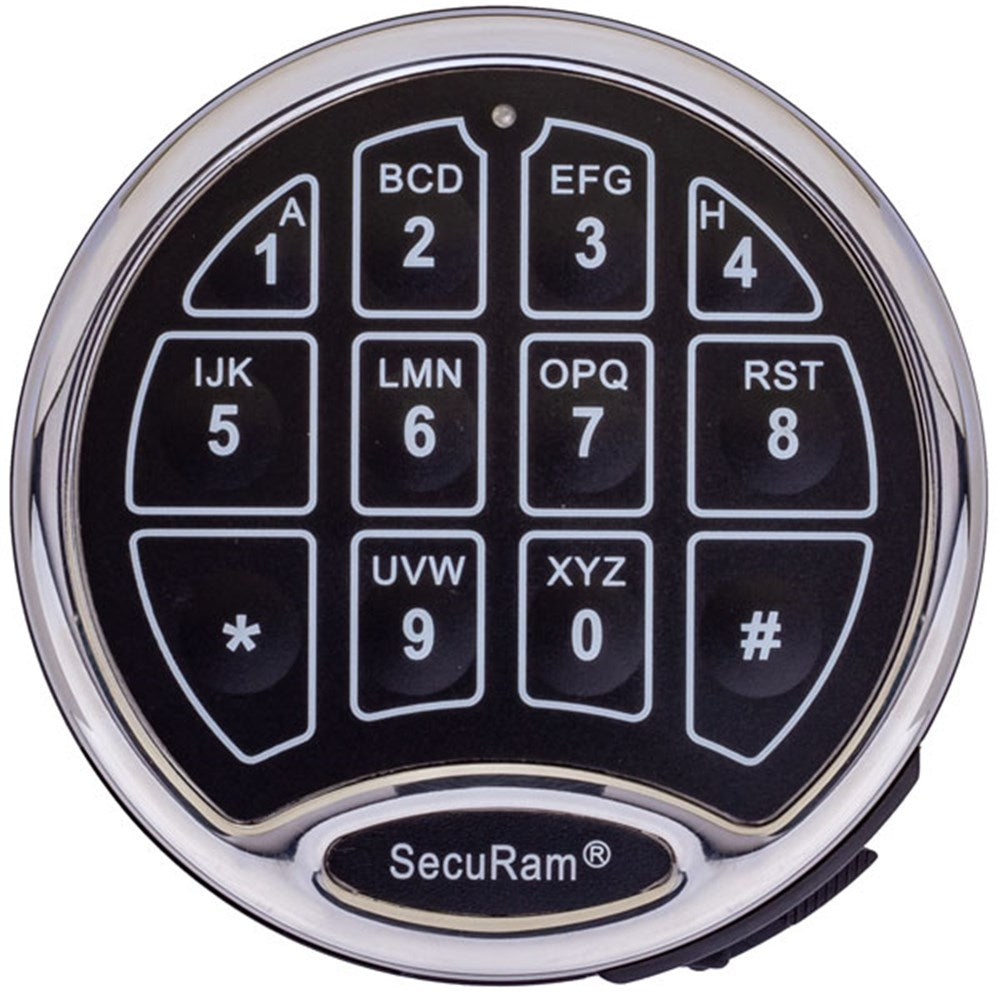 SecuRam SafeLogic Basic Entry Pad Chrome - EC-0601A-II-CH Securam