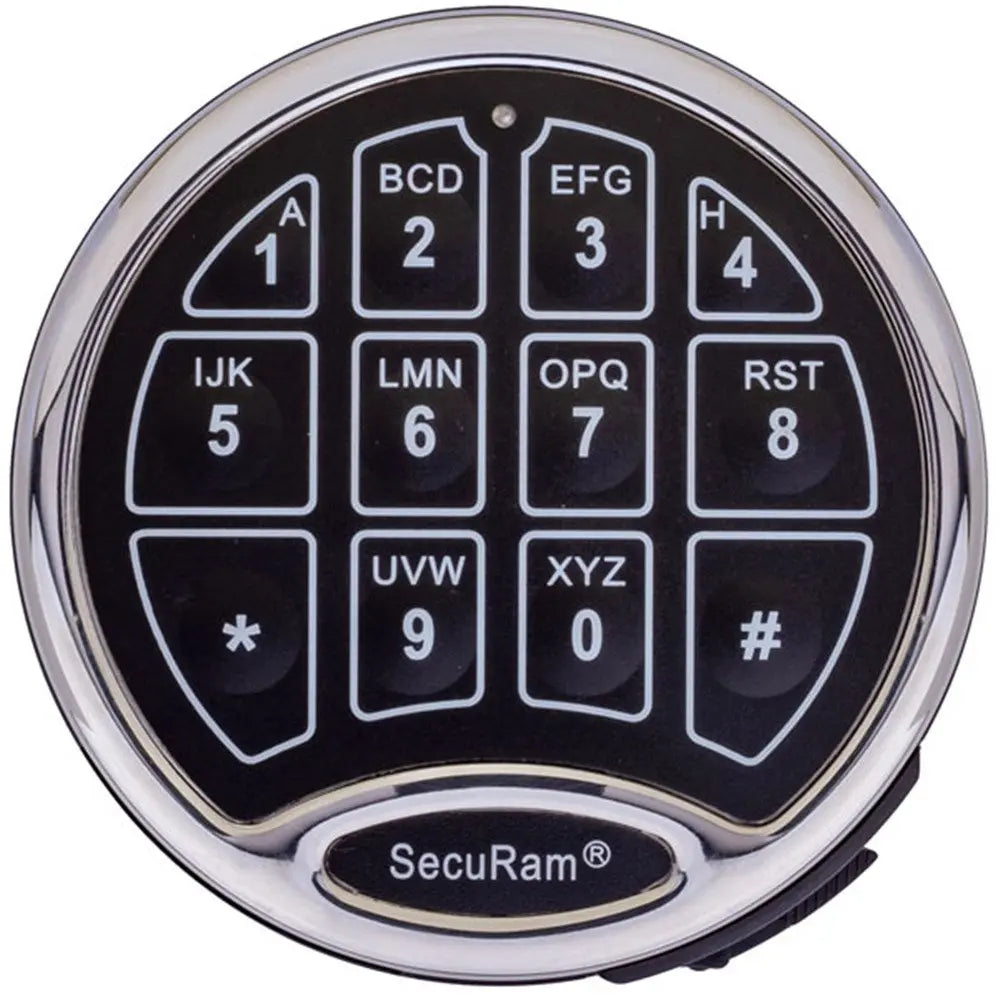 SecuRam SafeLogic Basic Entry Pad Chrome - EC-0601A-II-CH Securam