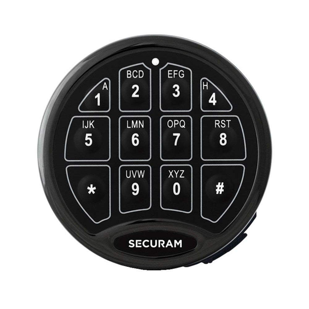 SecuRam SafeLogic Basic Entry Pad Black Chrome - EC-0601A-BC Securam