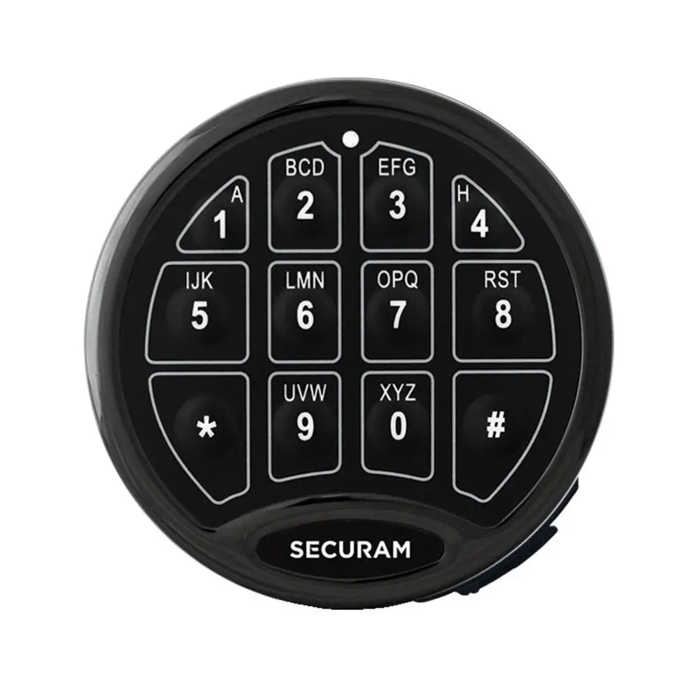 SecuRam SafeLogic Basic Entry Pad Black Chrome - EC-0601A-BC Securam