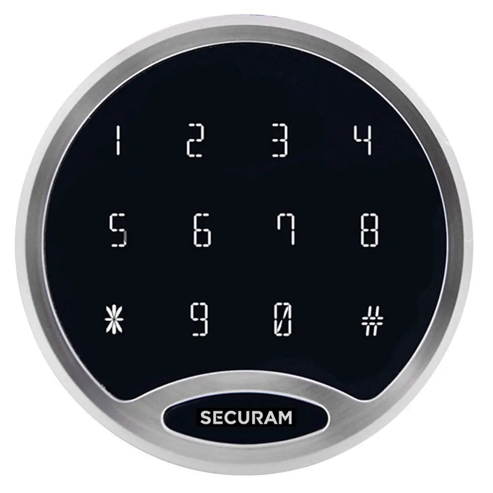 Securam SafeLogic Stealth Entry Pad Chrome EC-2001A-DT-CCH-EL - Harry's Door Hardware