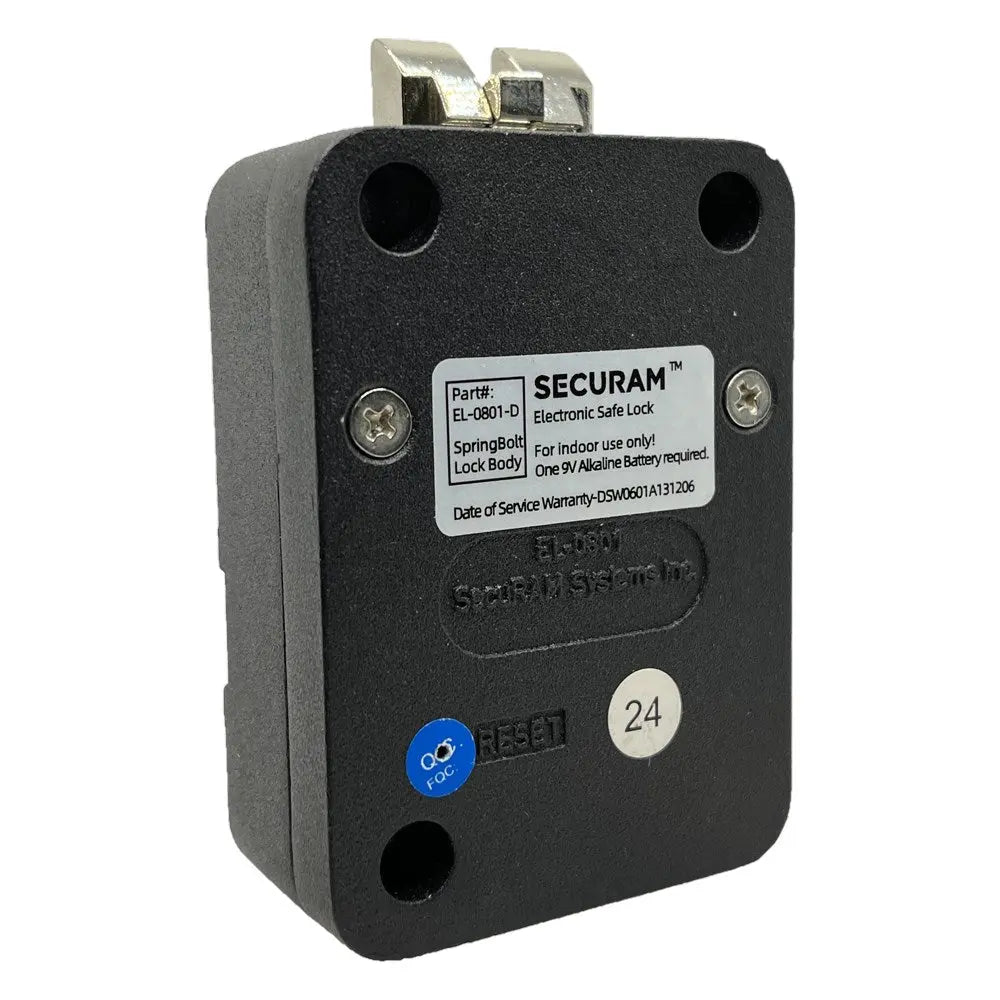 SECURAM MOTOR DRIVEN SPRINGBOLT SAFE LOCK D SERIES PAIR ONLY WITH SAFELOGIC - Harry's Door Hardware