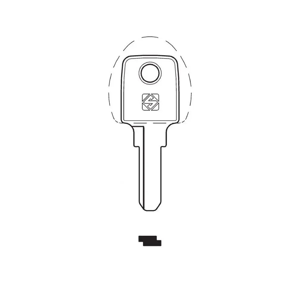 Silca RC26R Key Blank for Cyber Lock & Other Cupboard Lock Cylinders (Packet of 10) Silca