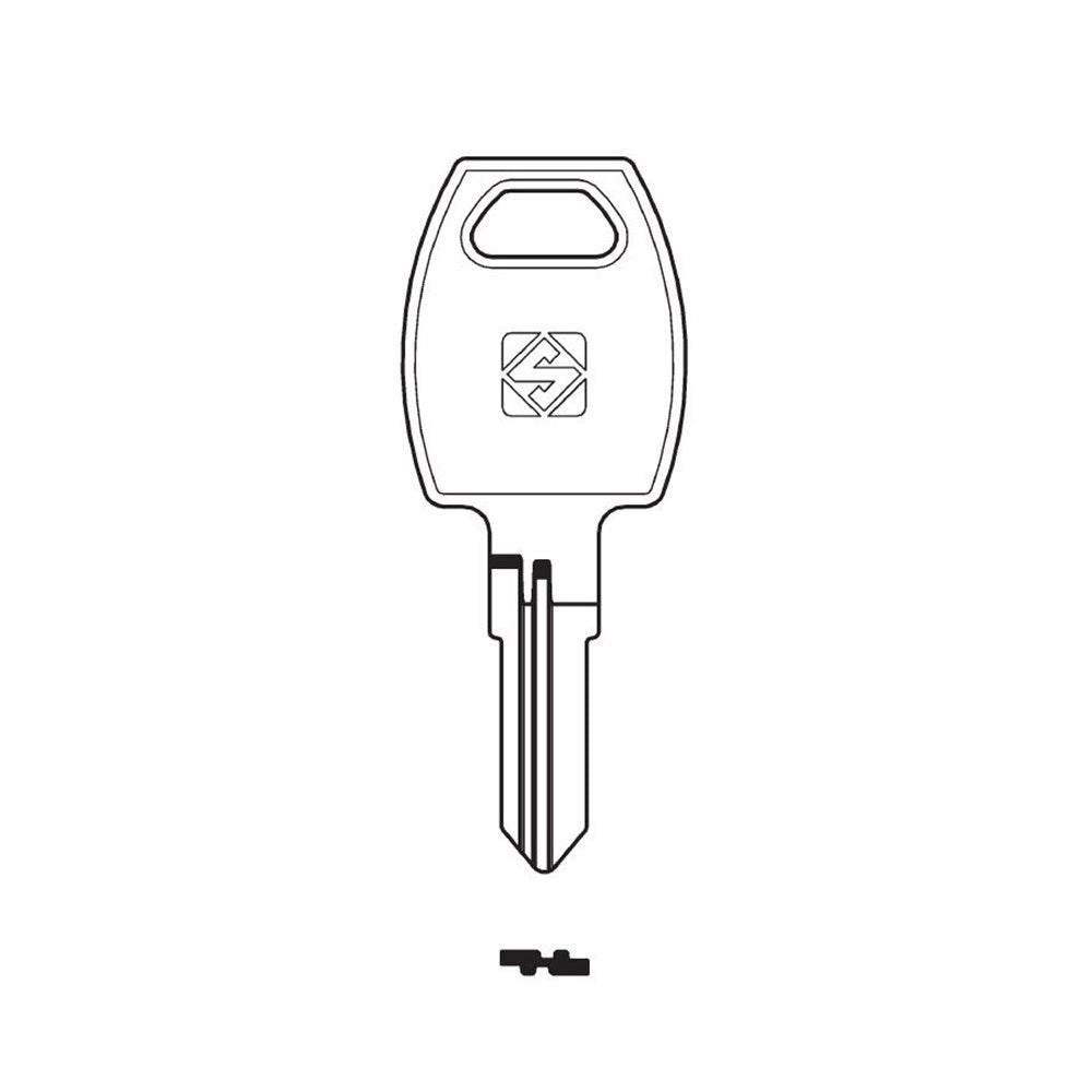 Silca RC28R Key Blank for Cyber Lock and Other Cylinders Silca