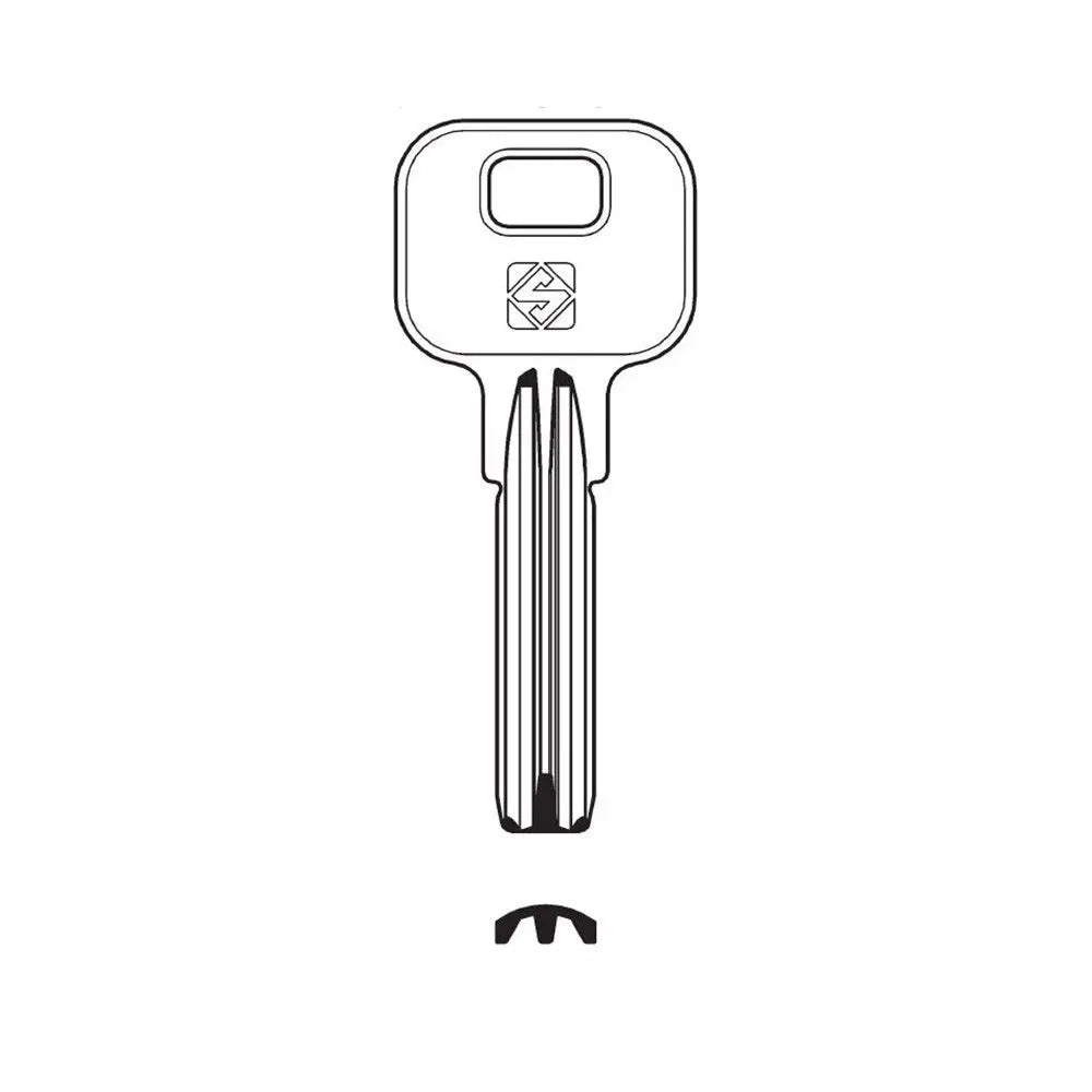 Silca RC29 Key Blank for MW Automotive Canopies, Toolboxes and Trailers Silca