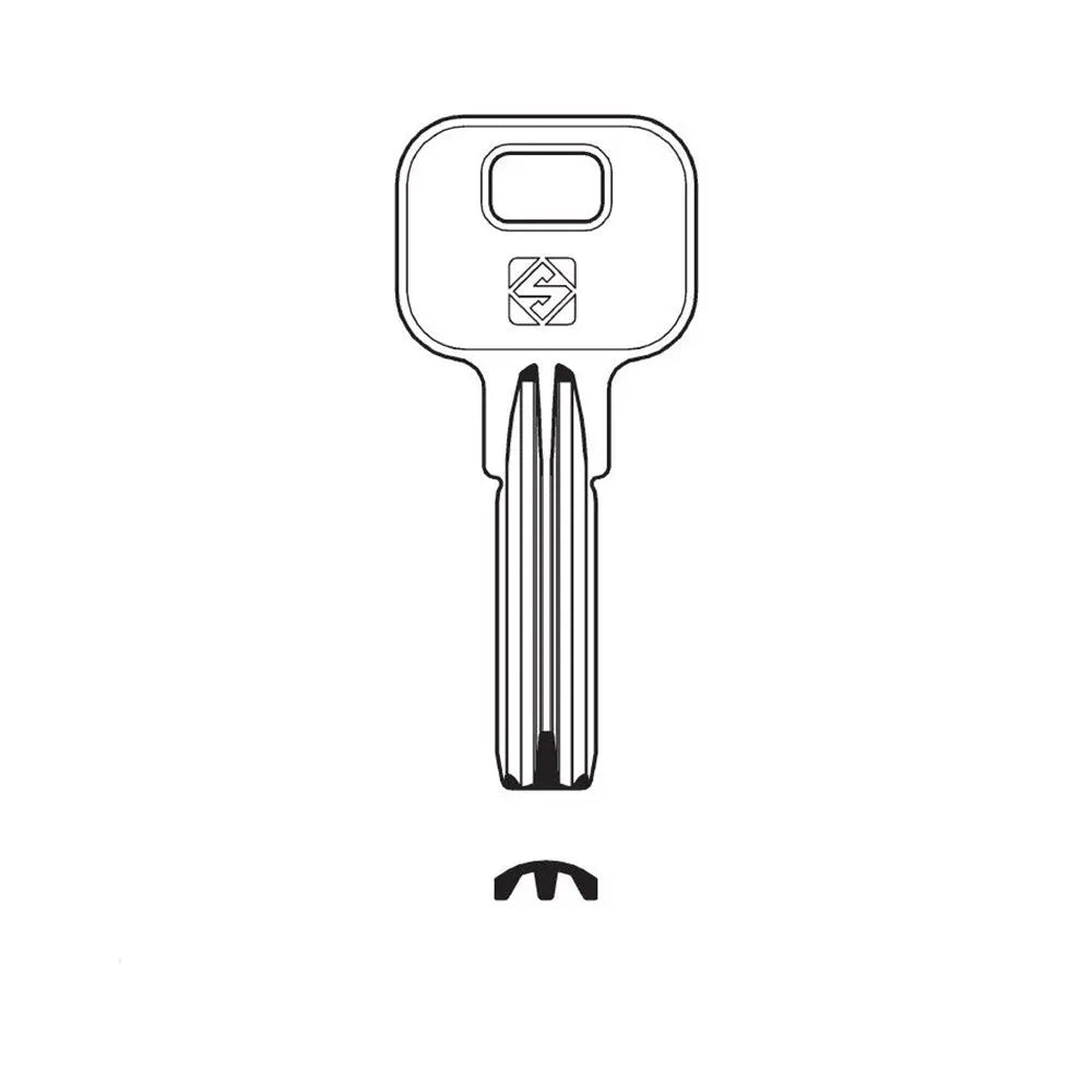 Silca RC30 Key Blank for MW Automotive Canopies, Toolboxes and Trailers Silca
