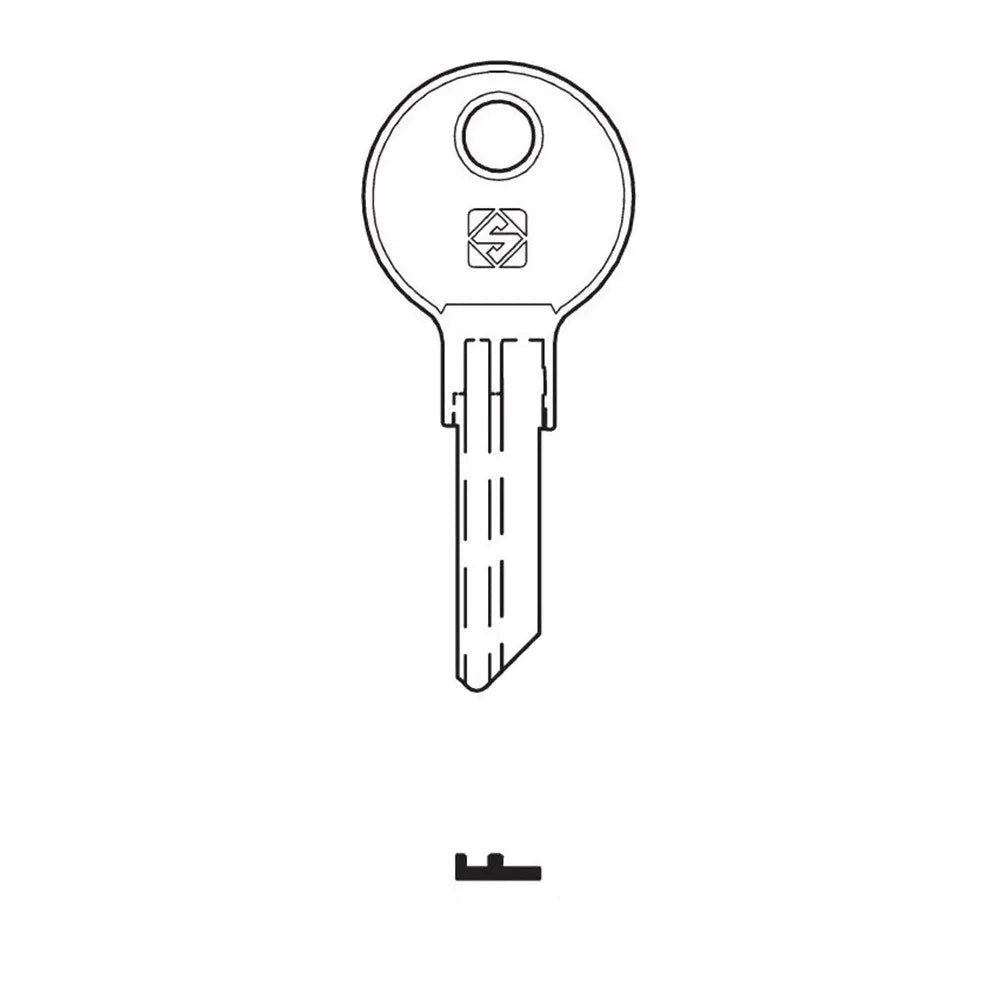 Silca RC32R Key Blank for Coast Access RV and Caravan Locks and Imported Cylinders Silca