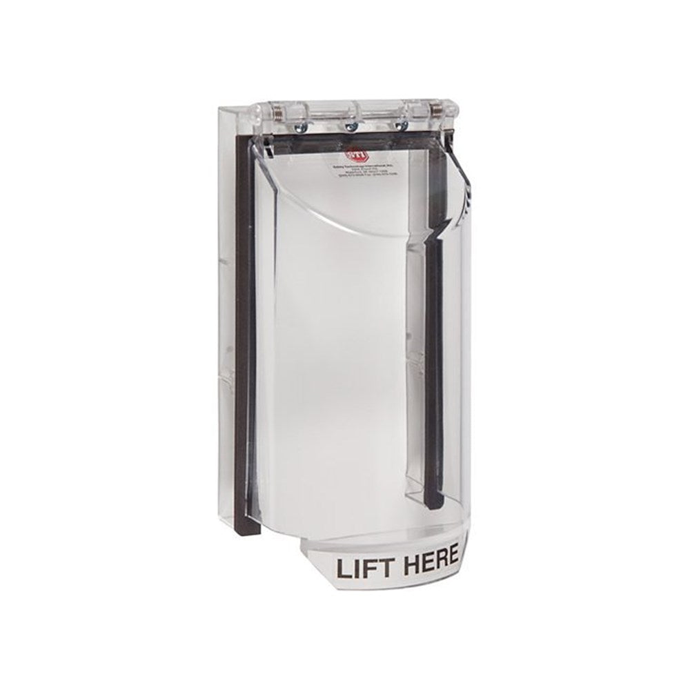 STI POLYCARBONATE COVER 161x85x76MM with OPEN BASE (Clear) STI