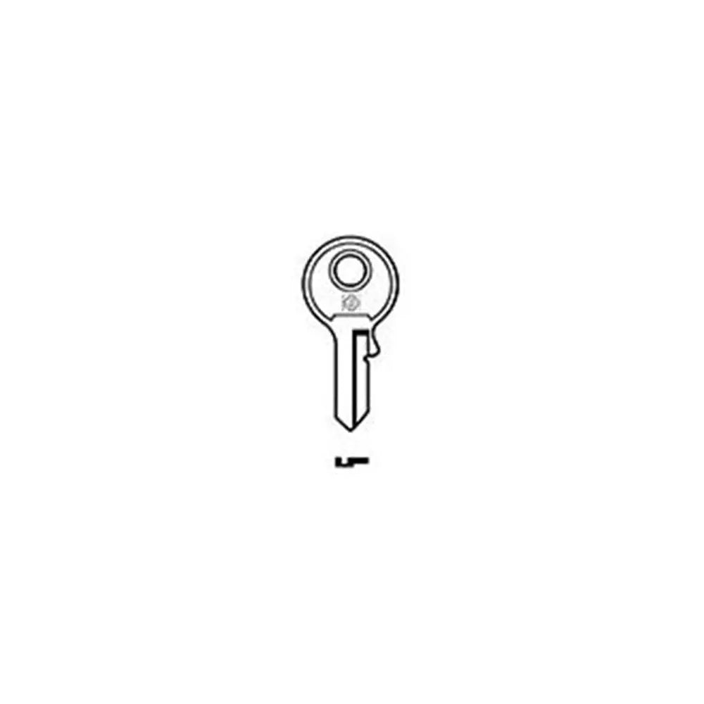Silca TL12 Key Blank for Tri Circle Cylinders and Padlocks Silca
