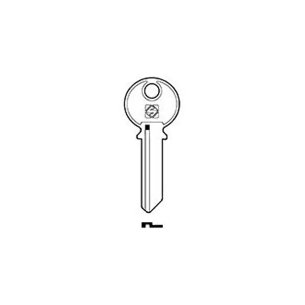 Silca TL2 Key Blank for Tri Circle Cylinders and Padlocks Silca