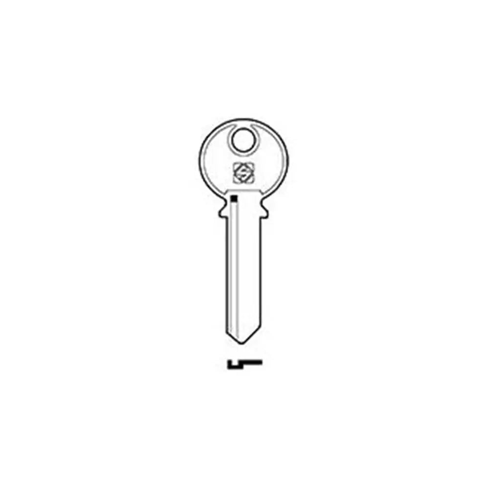 Silca TL3R Key Blank for Tri Circle Cylinders and Padlocks Silca