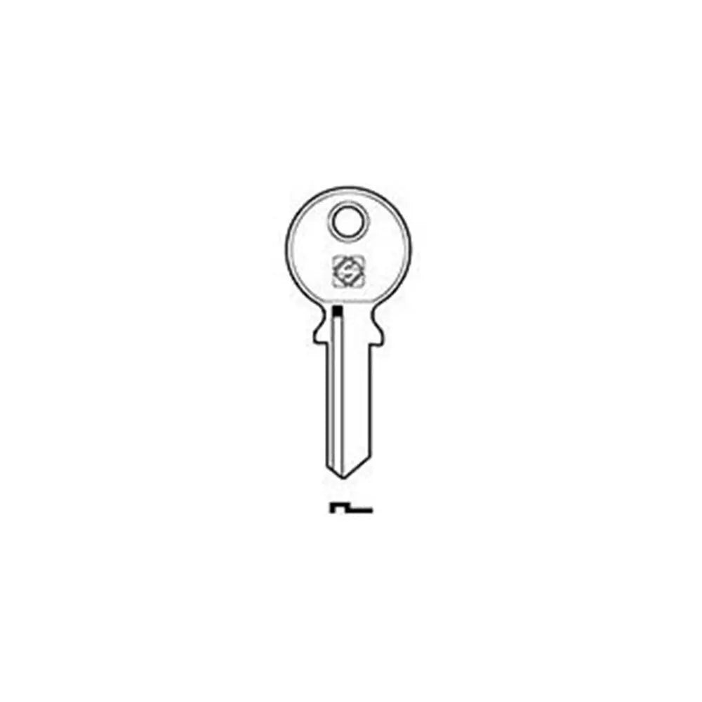 Silca TL6 Key Blank for Tri Circle Cylinders and Padlocks Silca