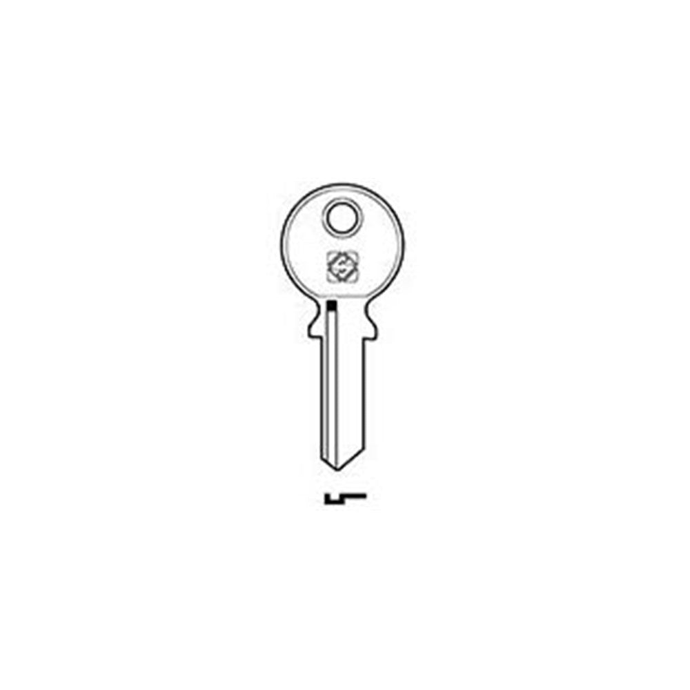 Silca TL6R Key Blank for Tri Circle Cylinders and Padlocks Silca