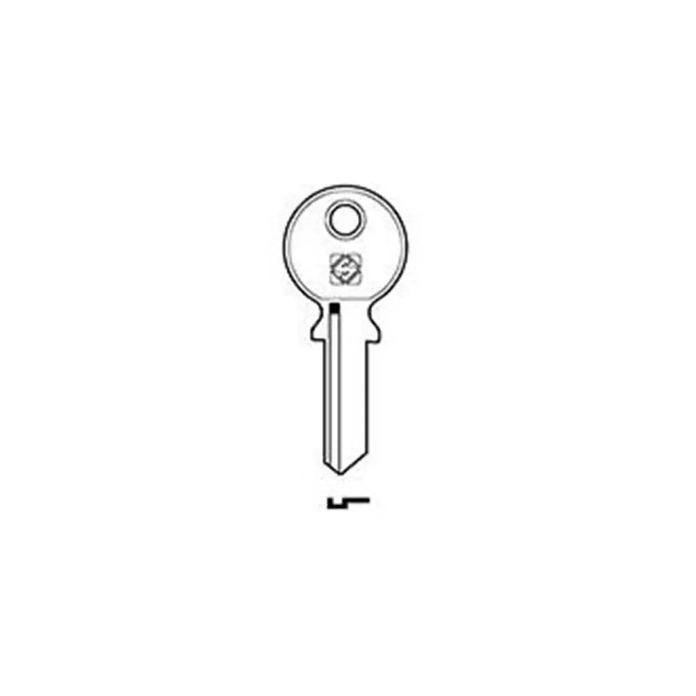 Silca TL6R Key Blank for Tri Circle Cylinders and Padlocks Silca