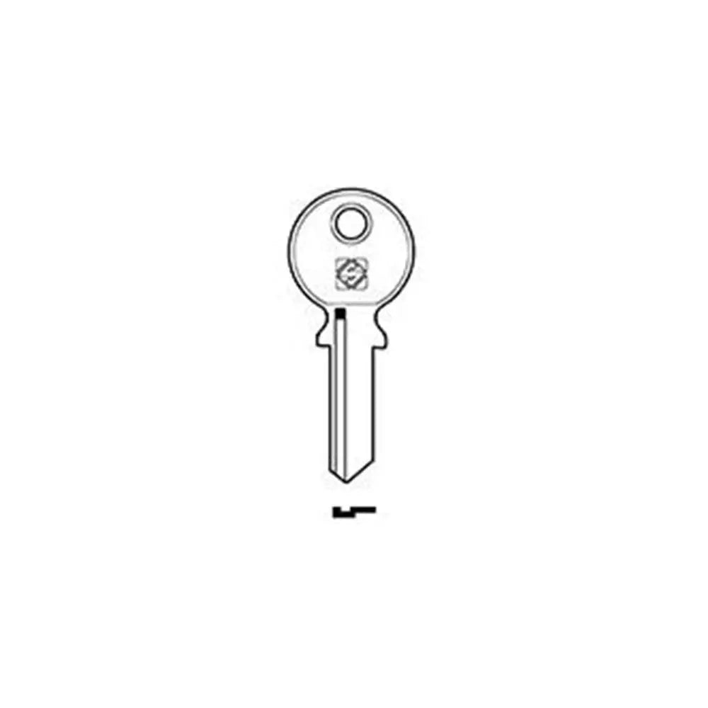 Silca TL7R Key Blank for Tri Circle Cylinders and Padlocks Silca