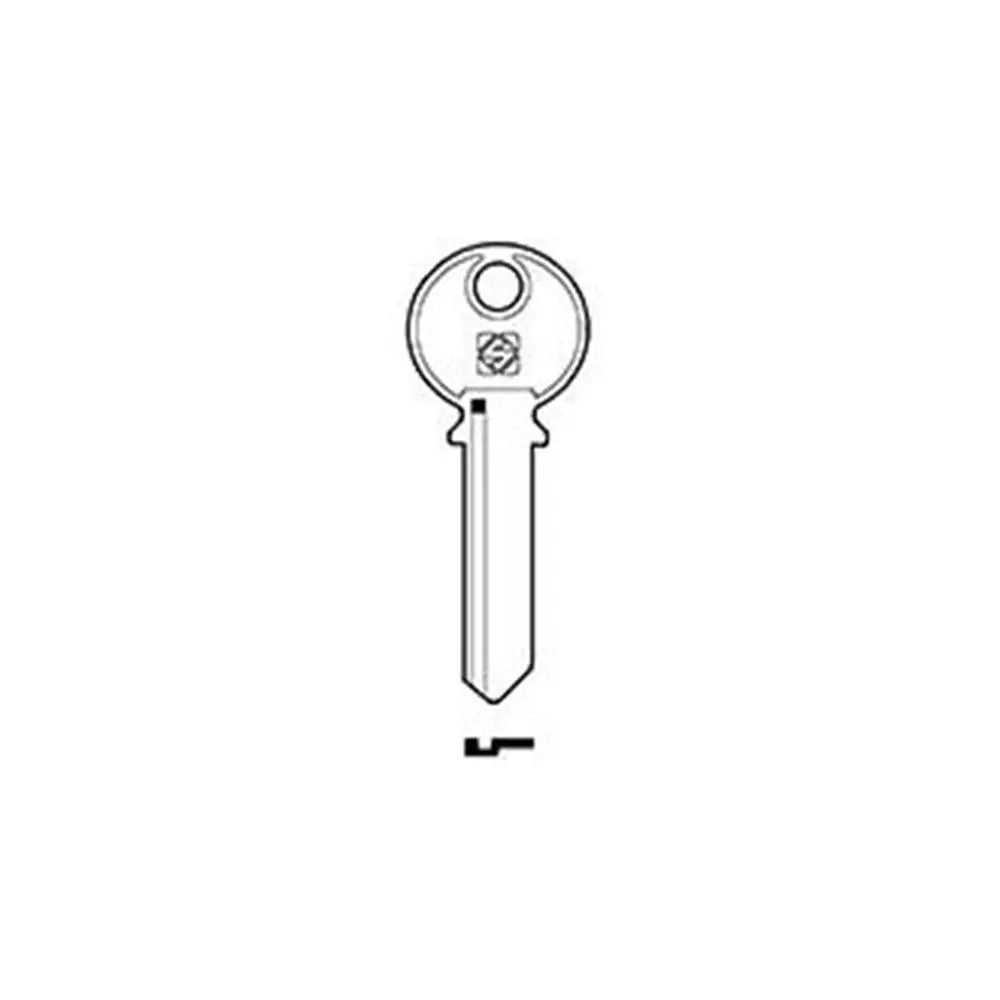 Silca TL8R Key Blank for Tri Circle Cylinders and Padlocks Silca