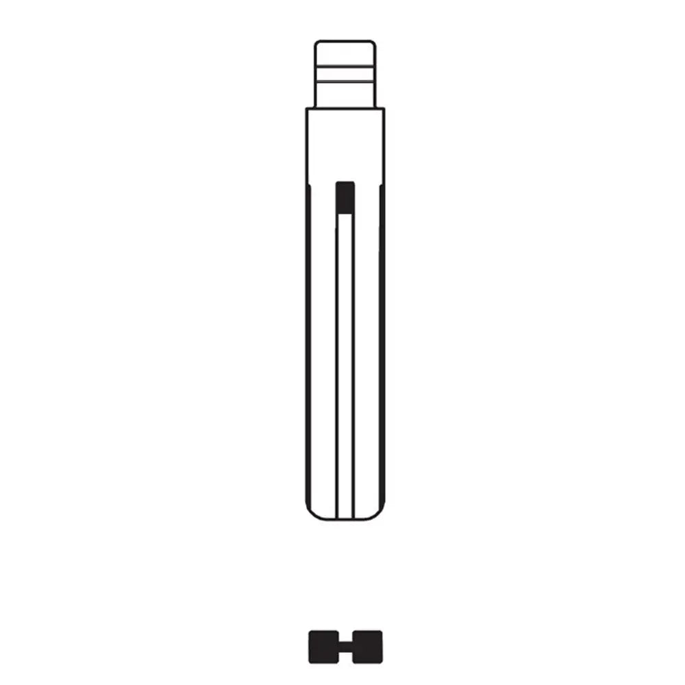 Silca TOY40CH Key Blank for Toyota Blade only suits Universal Remote Silca