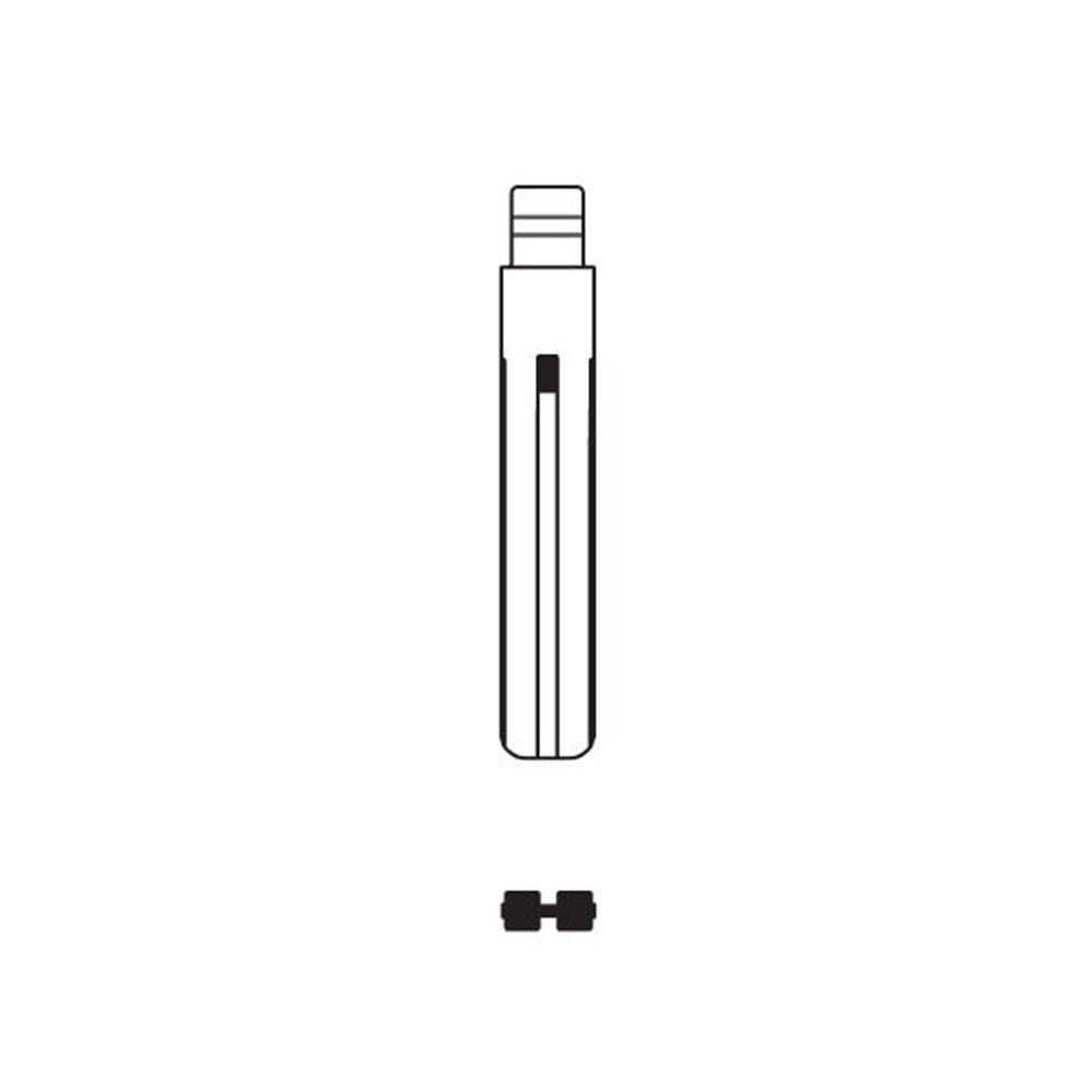 Silca TOY48CH Key Blank for Toyota Blade only suits Universal Remote Silca