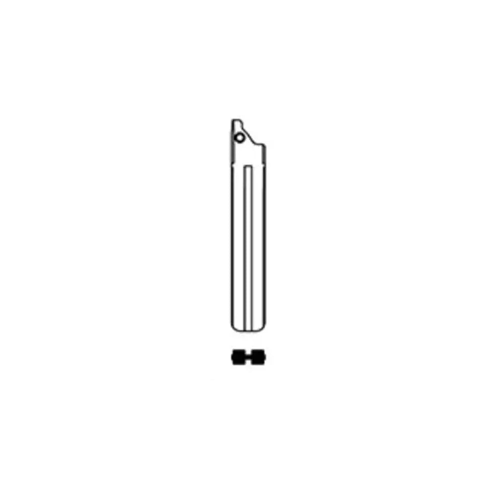 Silca TOY49T Key Blank for Toyota Cars Blade Only Silca