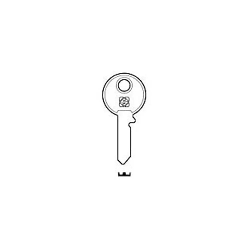 Silca UNI17 Key Blank for Union Bicycles Cars Caravans Silca