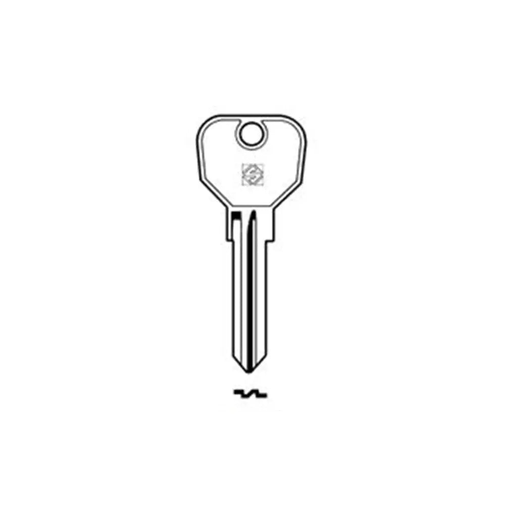 Silca UNI42 Key Blank for Union Bicycles Cars Caravans Silca
