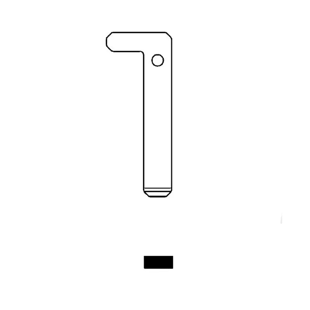 Silca VA2T Key Blank for Renault Slot Keys Blade Only VA2T Silca