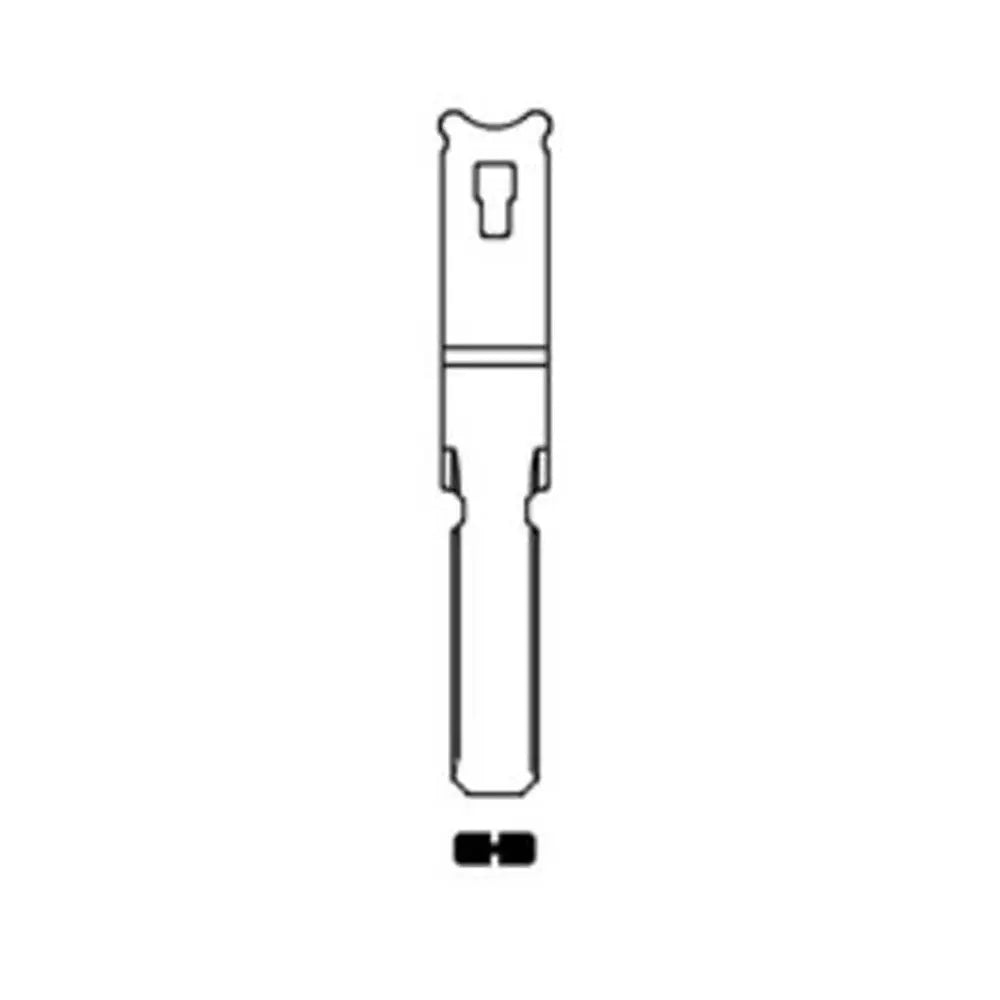Silca WT52T Key Blank for Audi and Volkswagen Cars Silca
